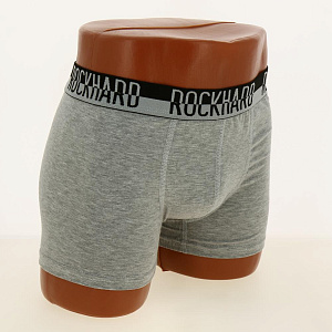 Трусы муж. Rockhard BOXERS M светло-серый 95%хл 5%эл G000061 (M) 000000000001190410
