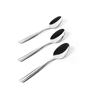 Набор ложек чайных 3 предмета CRISTELLE Glance нержавеющая сталь 000000000001188906