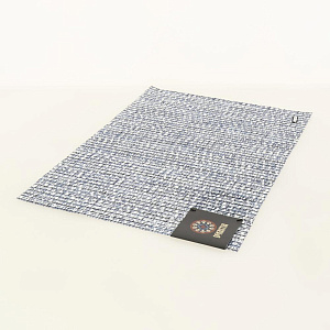 Салфетка сервировочная 30x45см DE'NASTIA шанель синяя/белая 75%пвх 25%полиэстер 000000000001207456