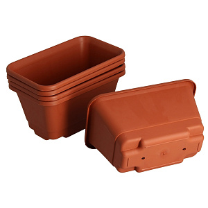 Набор горшков для растений Мини-сад Darel Plastic, 53 см, 5 шт. 000000000001120743