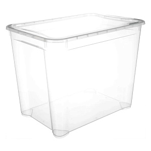 Ящик 55,5х39х43,5см 70л ECONOVA КРИСТАЛЛ XL универсальный бесцветный пластик 000000000001220682