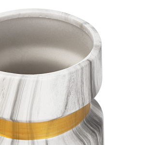 Ваза 21см Мрамор керамика 000000000001220747