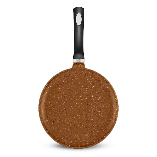 Сковорода блинная 24см НЕВА МЕТАЛЛ ПОСУДА Литая orange алюминий 000000000001225536