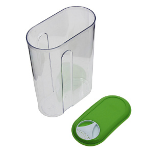 Емкость для сыпучих продуктов 1,5л PHIBO с дозатором бежевый пластик 000000000001059491