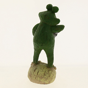 Декоративная фигура 11x9,7x23,5см ФЕНИКС-ПРЕЗЕНТ Лягушка с лейкой полирезина 000000000001186506