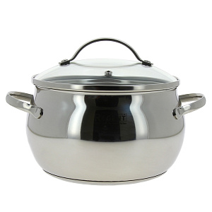 Кастрюля Regent, 3.6л, нержавеющая сталь 000000000001007373