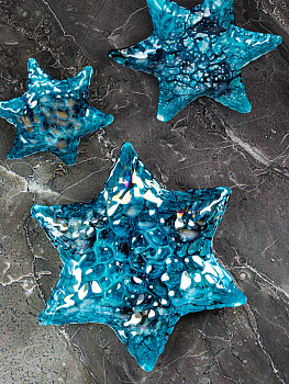 Блюдо сервировочное 25,5см EFE GLASS Морская звезда стекло 000000000001213509