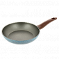 Сковорода 24см TVS Dada INDUCTION бакелитовая ручка голубой алюминий