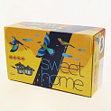 Набор посуды 6 предметов SWEET HOME Саванна (кастрюли 1,8 л+2,8 л+3,8л) стеклянные крышки силиконовые вставки на ручках нержавеющая сталь 000000000001179522