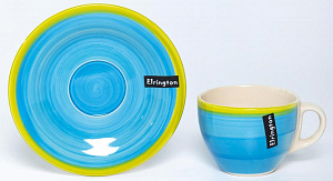 Пара чайная 220мл/блюдце ELRINGTON АЭРОГРАФ Лето керамика 000000000001211188