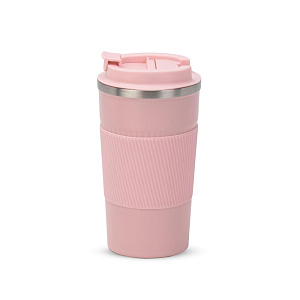 Термокружка 510мл в ассортименте пластик/нержавеющая сталь 000000000001225828