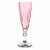 Фужер для шампанского 300мл розовый стекло 000000000001218740