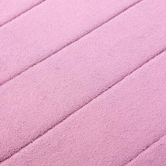 Коврик для ванной горх DE'NASTIA 45х70см memor розовый полиэфир M111131 000000000001154575