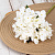 Цветок искусственный Гортензия 46см белая 000000000001218394