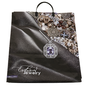 ПАКЕТ пластиковая ручка 38х44/90мкм Украшения 000000000001201008