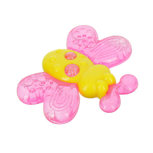 Игрушка-Прорезыватель Бабочка Lubby, от 4 месяцев, силикон, вода 000000000001135446