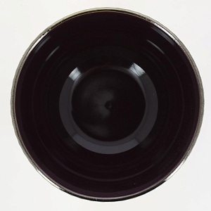 Салатник 13,6см/600мл LUCKY Точки металлическая кайма фиолетовый керамика 000000000001211247