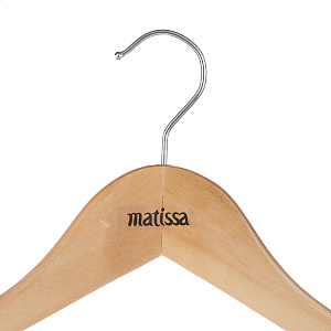 Набор вешалок Matissa,  светлый, 44.5 см, дерево, 3 шт. 000000000001020873