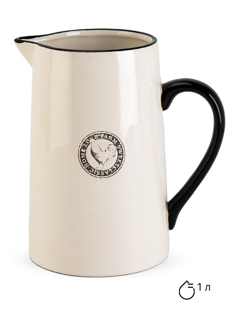 Кувшин для воды 1л керамика 000000000001228588