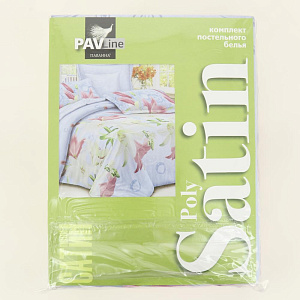 Комплект постельного белья 1,5-спальный 70х70-1шт ПАВЛАЙН полисатин полиэстер 000000000001206789
