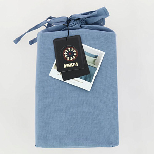 Пододеяльник 145x210см DE'NASTIA 2сторонний серый/синий бязь 100%хлопок 000000000001208084