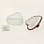 конфетница "сердечко" ажурная с крышкой,JF-252093R,КРУЖЕВА 000000000001163486