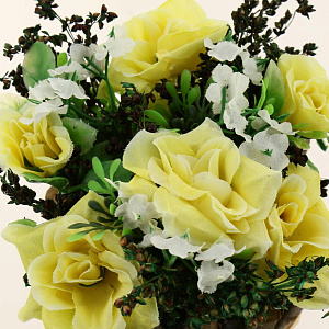 цветок искусственный "Дикая роза"  13смR010457 000000000001189321