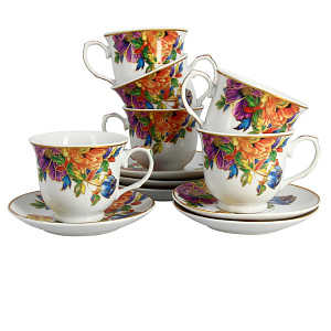 Чайный набор Айрис Matissa, 220мл, 12 предметов 000000000001140323