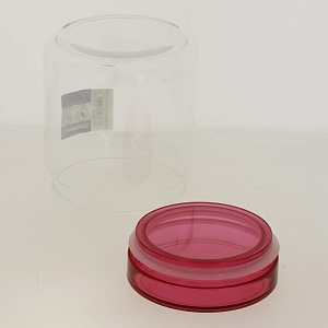 COLORLICIOUS Банка д/сыпучих 0,75л с розовой крышкой L8123 000000000001182530