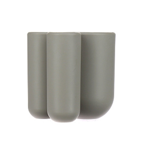 Подставка для зубных щеток Touch Umbra, серый 000000000001125968