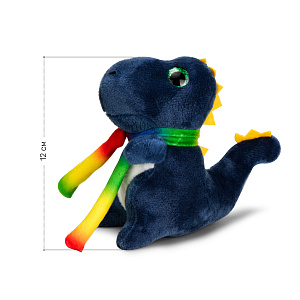 Игрушка мягкая 12х12х7см дракончик в шарфе в ассортименте полиэстер 000000000001220195