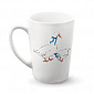 Кружка 350мл FARFORELLE Гуси стеклокерамика