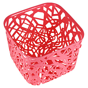 Корзина для мелочей, 20х20х14 см, пластик 000000000001173276