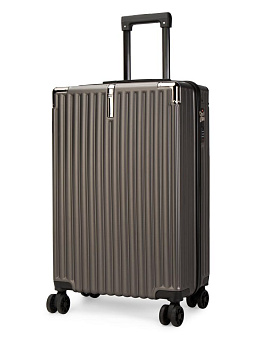 Чемодан на колесах S (36х22х55см) грани графит PC 000000000001226573