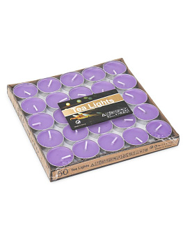 Набор свечей чайных 50шт 000000000001216434