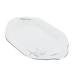 Овальное блюдо Колосок Porcelaine Czech Gold Hands, 39 см 000000000001136382