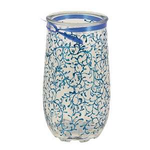 Стеклянная ваза-карандашницавысотой 120 мм Ручная роспись по тонировке 9014/120/r12012.1 000000000001194602