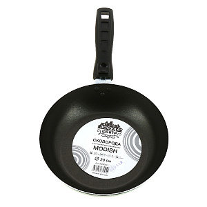 Сковорода РС Олива, размер 20х4,5см, алюминий 2мм, антипригарное покрытие, съемная бакелитовая ручка, без крышки, цвет салатный, 966 000000000001190901