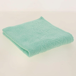 Полотенце 50х90см ДМ Романс махровое плотность 330гр/м бирюзовый 100% хлопок ПЛ2601-04353,13-5409 000000000001198631