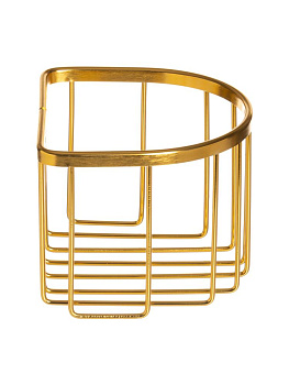 Держатель для туалетной бумаги 13,7x13x10,5см DE'NASTIA золотой алюминий 000000000001227449