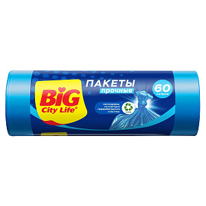 Пакеты для мусора 20шт 45л 55х70см ФРЕКЕН БОК HD синие полиэтилен 000000000001083665