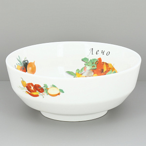 Салатник 15,2х15,2х6,1см LARANGE Лечо фарфор 000000000001083844