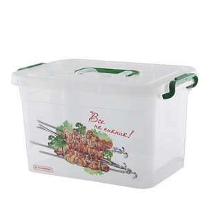 Контейнер Все на пикник Полимербыт, 6.5л, пластик 000000000001059229