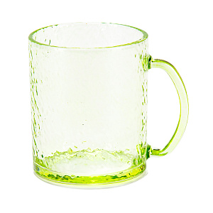 Кружка 280мл GARBO GLASS Рифленая цветная стекло 000000000001218849