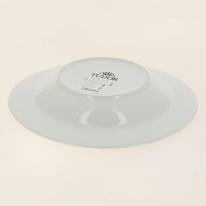 Тарелка cуповая 22см TUDOR ENGLAND ROYAL CLASSIC GOLD с золотым кантом фарфор 000000000001193737