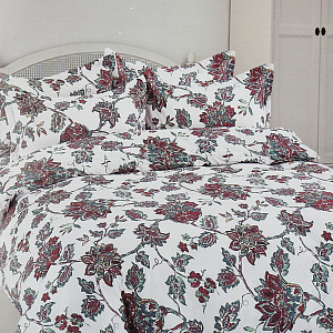 Комплект постельного белья  2спальное «Павлина»«Жанет»креп,100%полисатин 000000000001197995