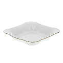 Квадратный салатник Золотая отводка Porcelaine Czech Gold Hands, 28 см 000000000001136252