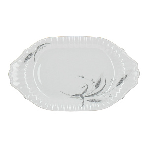 Овальное блюдо Колосок Porcelaine Czech Gold Hands, 28 см 000000000001136380