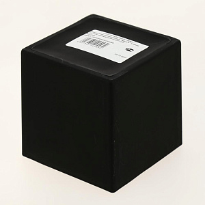 Подсвечник декоративный "Square" стекло 10х10см черный/золото R011265 000000000001200383