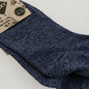 Носки женские укороченные серый, голубой р.36-39 LUCKY J000027 000000000001184372